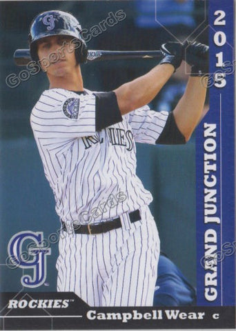 2015 Grand Junction Rockies Campbell Wear