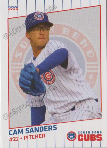 2019 South Bend Cubs Cam Sanders