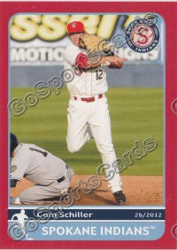 2012 Spokane Indians Cam Schiller