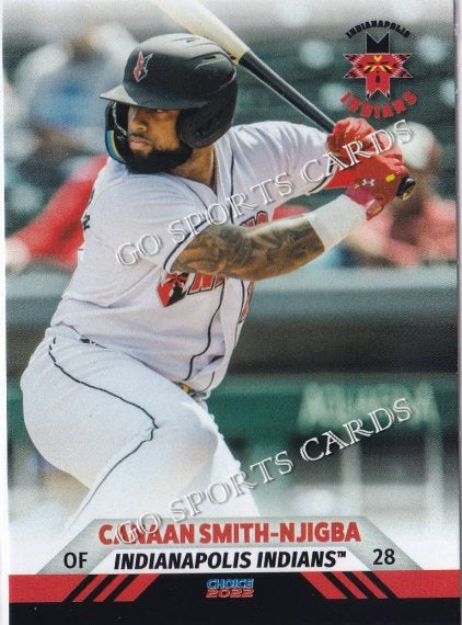 2022 Indianapolis Indians Canaan Smith Njigba