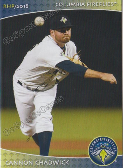 2018 Columbia Fireflies Cannon Chadwick