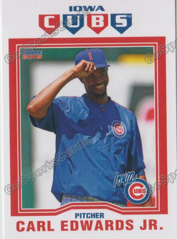 2015 Iowa Cubs CJ Carl Edwards Jr