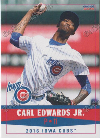 2016 Iowa Cubs CJ Carl Edwards Jr