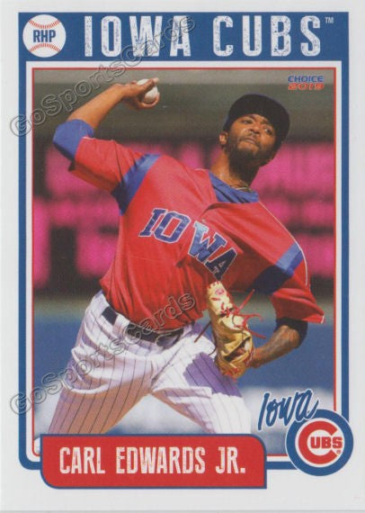 2019 Iowa Cubs Carl Edwards Jr