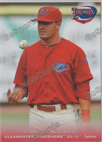 2013 Clearwater Threshers Carlos Alonso