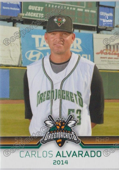 2014 Augusta Greenjackets Carlos Alvarado