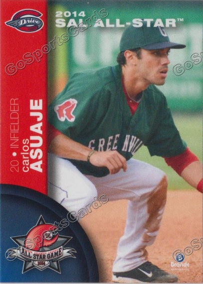 2014 South Atlantic League All Star SD Carlos Asuaje