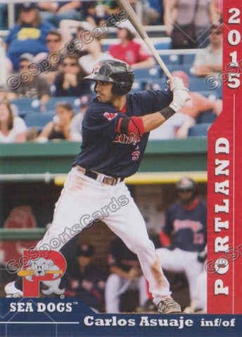 2015 Portland Sea Dogs Carlos Asuaje