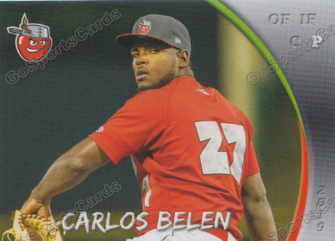 2019 Fort Wayne TinCaps Carlos Belen