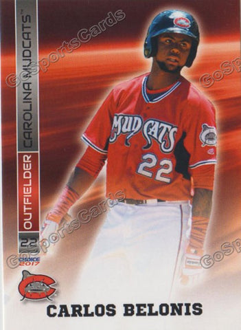 2017 Carolina Mudcats Carlos Belonis