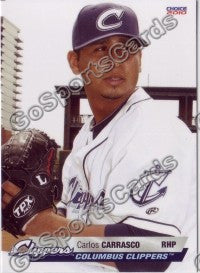 2010 Columbus Clippers Carlos Carrasco