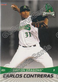 2012 Dayton Dragons Carlos Contreras
