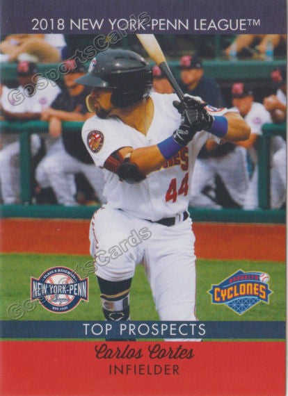 2018 New York Penn League Top Prospects NYPL Carlos Cortes