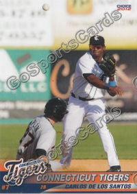 2012 Connecticut Tigers Carlos De Los Santos