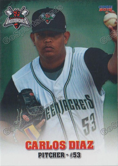 2015 Augusta Greenjackets Carlos Diaz