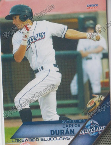 2017 Lakewood BlueClaws Carlos Duran