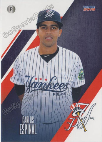 2018 Pulaski Yankees Carlos Espinal