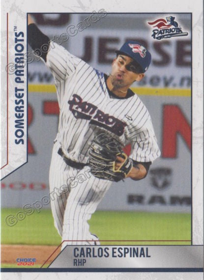 2021 Somerset Patriots Carlos Espinal