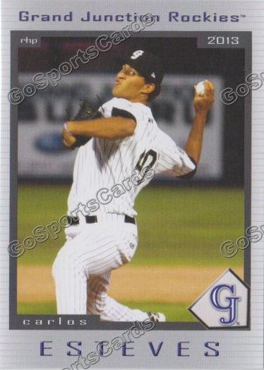2013 Grand Junction Rockies Carlos Esteves Estevez