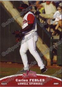 2007 Lowell Spinners Carlos Febles