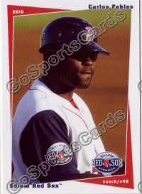 2010 Salem Red Sox Carlos Febles