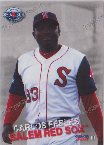 2014 Salem Red Sox Carlos Febles