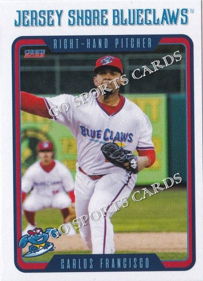 2023 Jersey Shore BlueClaws Carlos A Francisco – Go Sports Cards