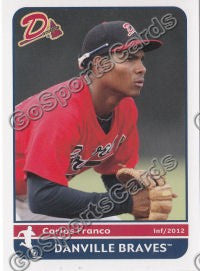 2012 Danville Braves Carlos Franco