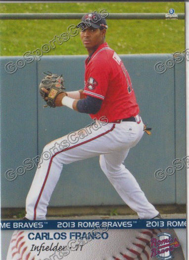 2013 Rome Braves Carlos Franco