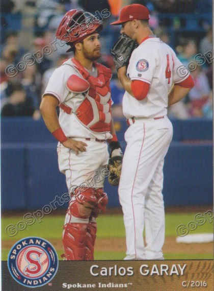 2016 Spokane Indians Carlos Garay