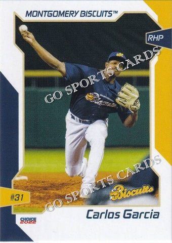 2022 Montgomery Biscuits Carlos Garcia