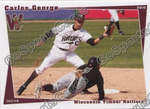 2010 Wisconsin Timber Rattlers Carlos George