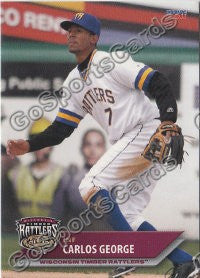 2011 Wisconsin Timber Rattlers Carlos George