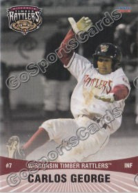 2012 Wisconsin Timber Rattlers Carlos George