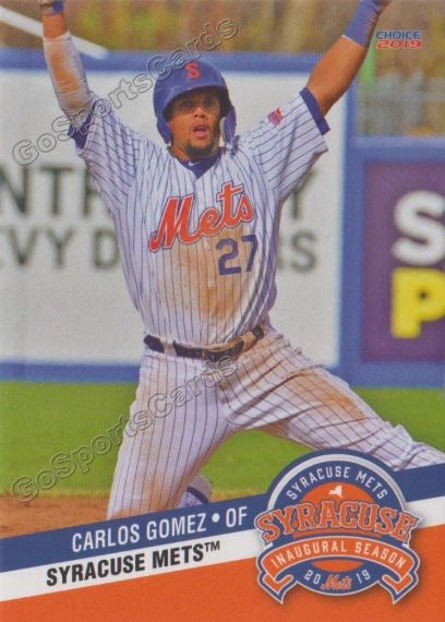 2019 Syracuse Mets Carlos Gomez – Go Sports Cards