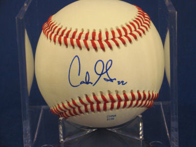 Carlos Gutierrez signed Baseball Auto