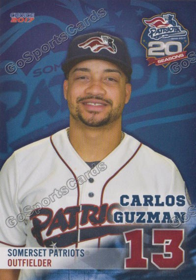 2017 Somerset Patriots Carlos Guzman