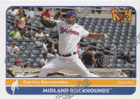 2012 Midland RockHounds Carlos Hernandez