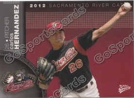 2012 Sacramento River Cats Carlos Hernandez