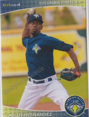 2018 Columbia Fireflies Carlos Hernandez