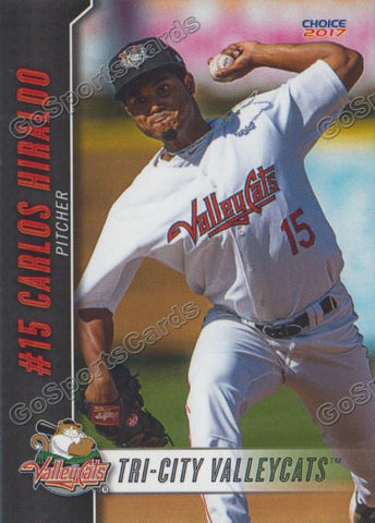 2017 Tri City ValleyCats Carlos Hiraldo