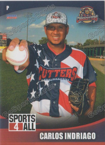 2016 Williamsport Crosscutters Carlos Indriago