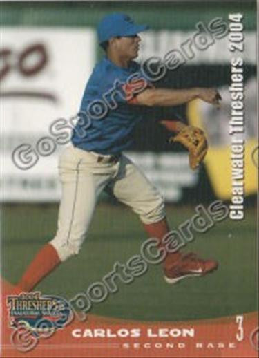 2004 Clearwater Threshers Carlos Leon