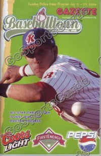 Carlos Leon 2006 Reading Phillies Gazette Program (SGA)