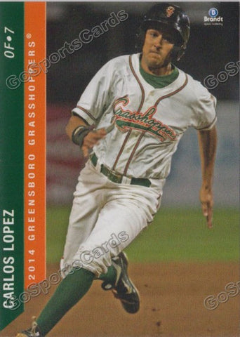 2014 Greensboro Grasshoppers Carlos Lopez