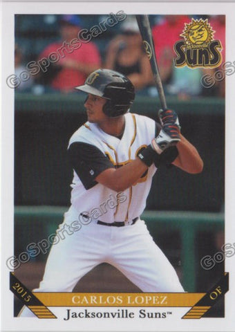 2015 Jacksonville Suns Carlos Lopez