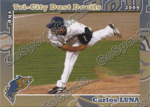 2009 Tri City Dust Devils Carlos Luna