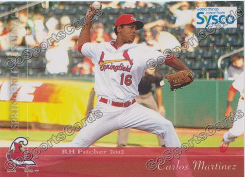 2012 Springfield Cardinals SGA Carlos Martinez