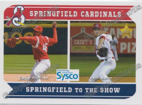 2013 Springfield Cardinals SGA Carlos Martinez Keith Butler