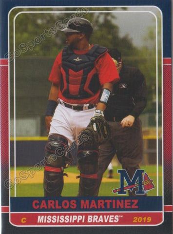 2019 Mississippi Braves Carlos Martinez